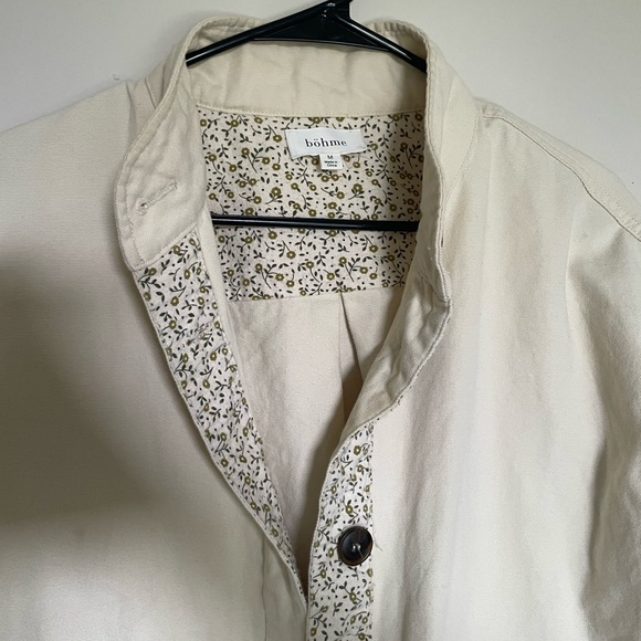 Floral Cream Bomber Jacket from Bohme - Picture 2 of 4